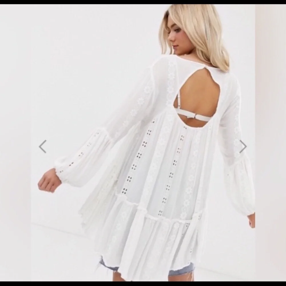 Free People Kiss Kiss Ivory Tunic